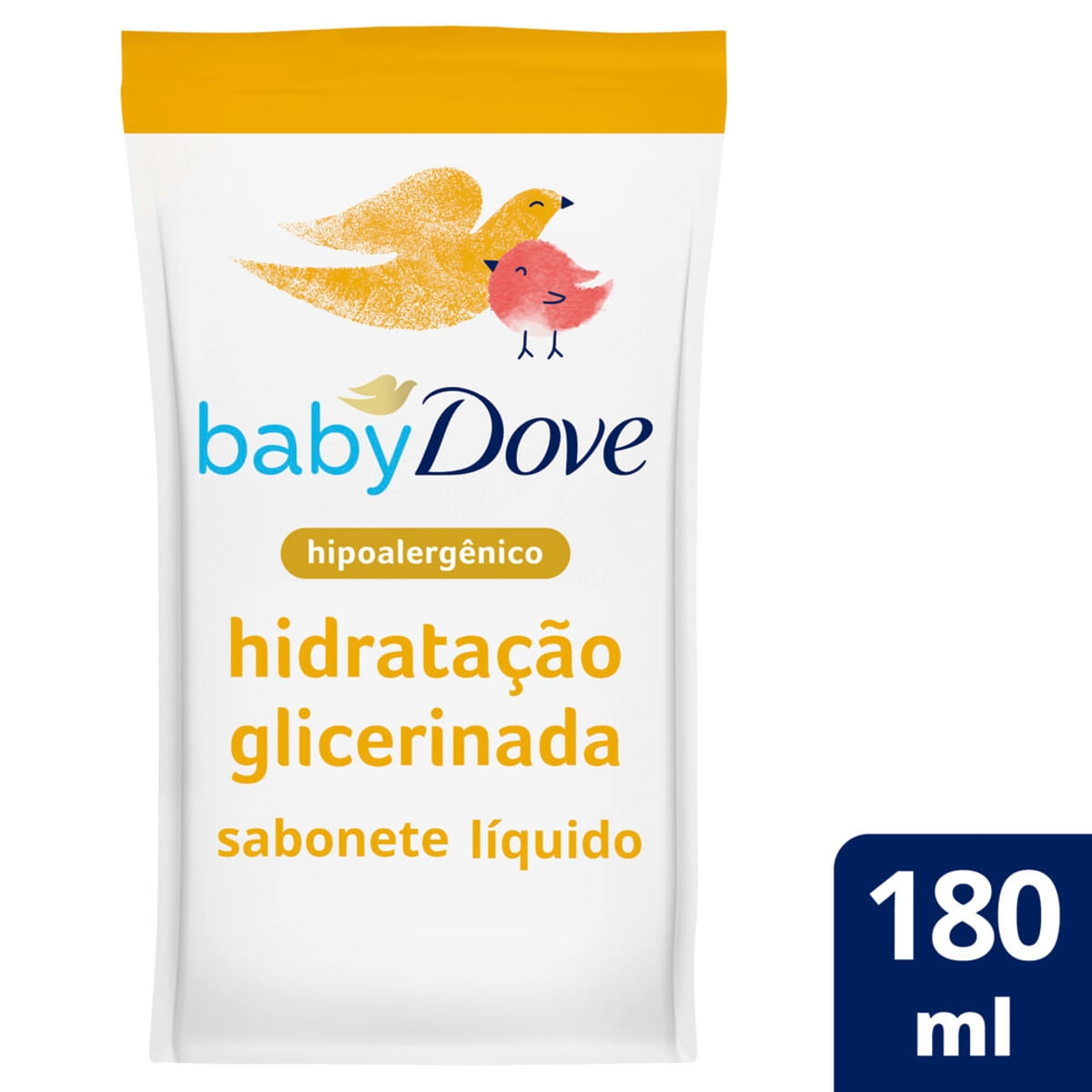 Sabonete Liquido Glicerina Baby Dove Hidratacao Glicerinada 180ml Refil
