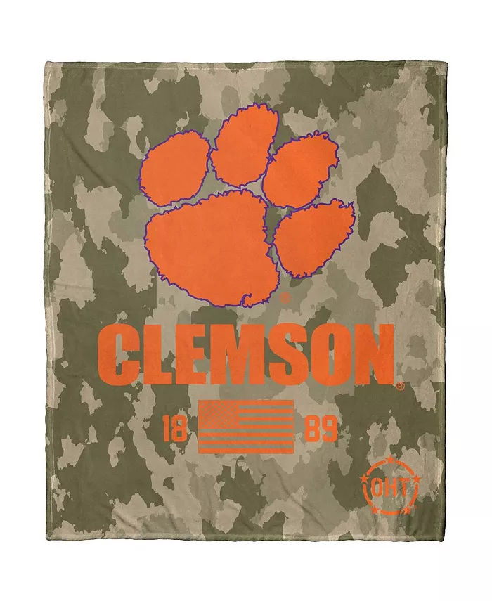 Northwest Company Clemson Tigers OHT Military-Inspired Appreciation Silk Throw Blanket