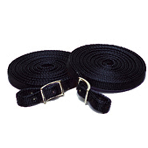 Fabtron Nylon Split Reins Black