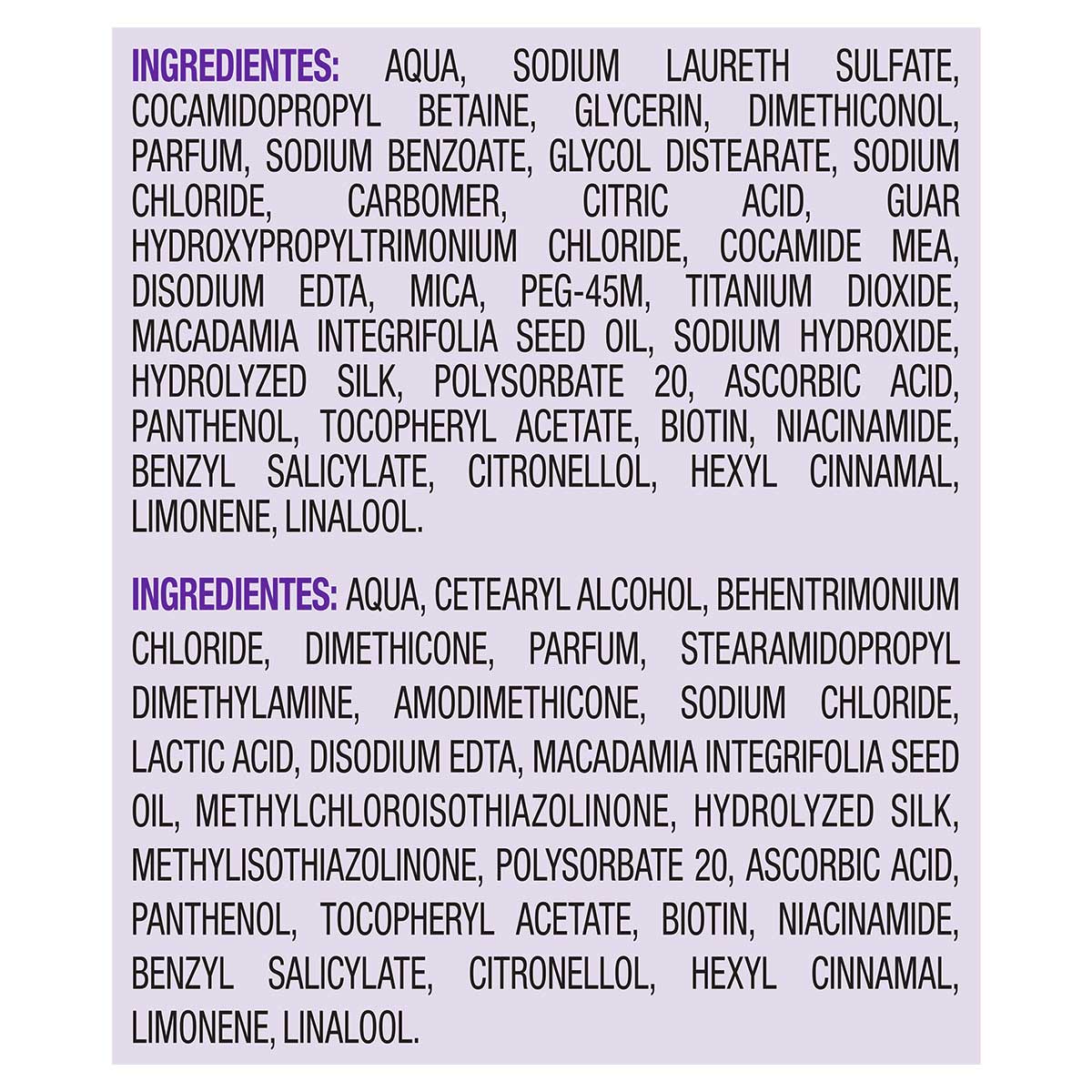 Kit Shampoo 300ml + Condicionador 190ml Seda Liso Perfeito