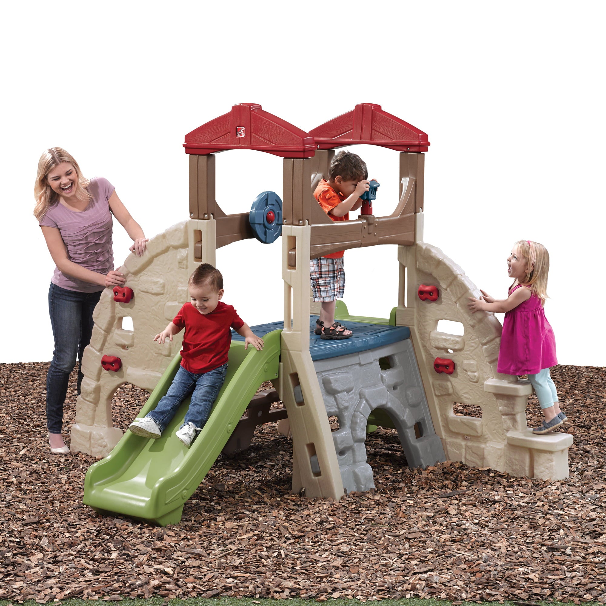 Step2 Alpine Ridge Kid Climber and Slide Outdoor Toddler Playground