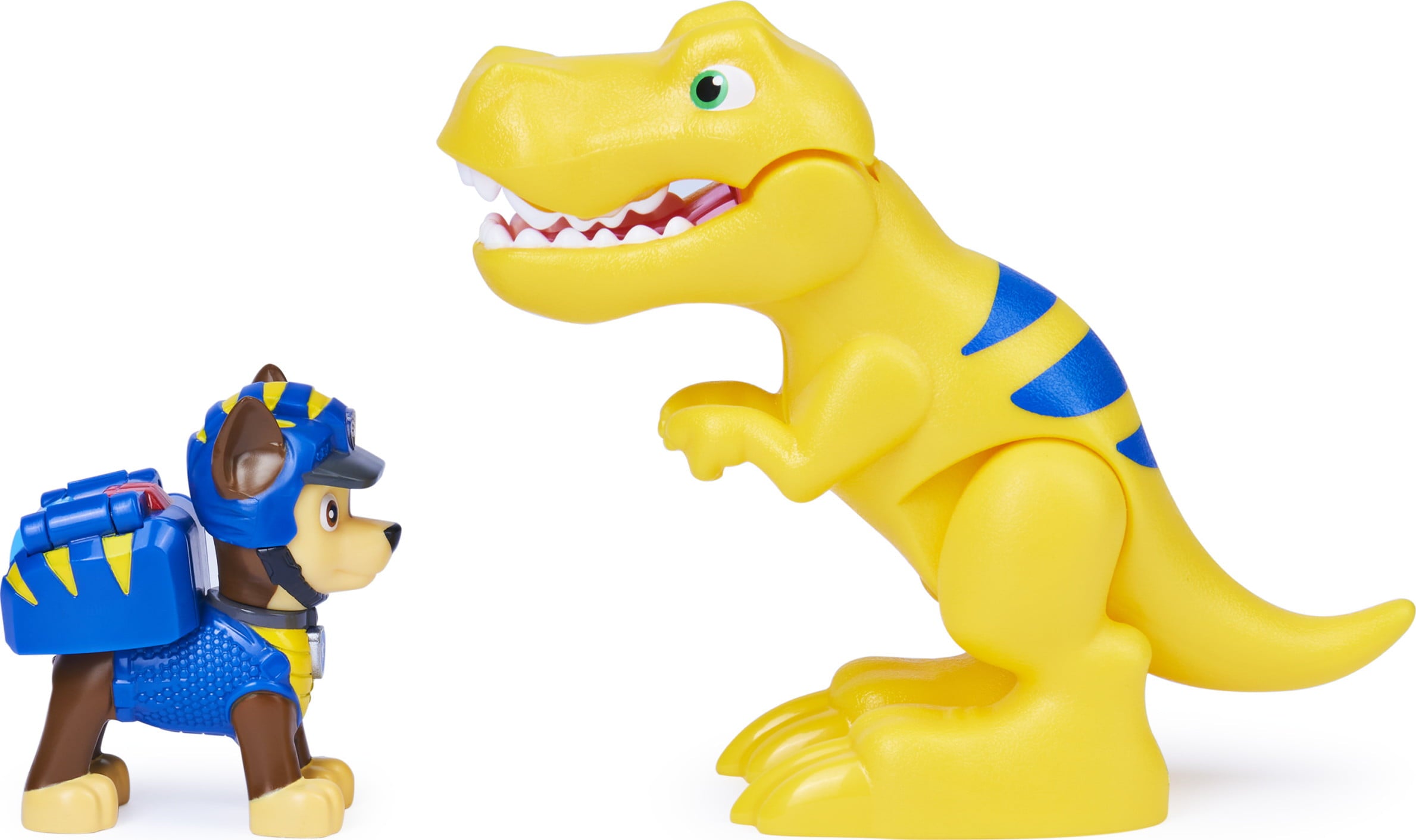 PAW Patrol， Dino Rescue Chase and Dinosaur Action Figure Set， for Kids Aged 3 and up