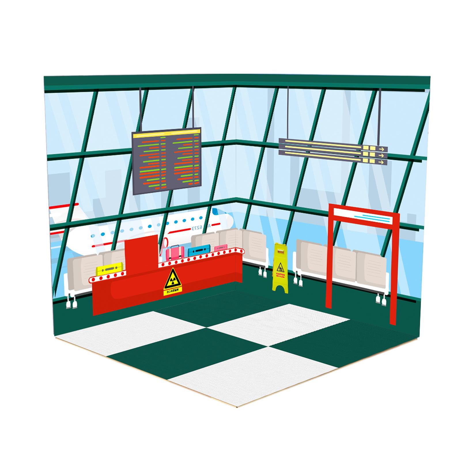 1/12 Scale Scenery Show Collection ama Organizer Scene Layout for Action Figure Doll Vehicle Scene Diecast Toy Car Style B