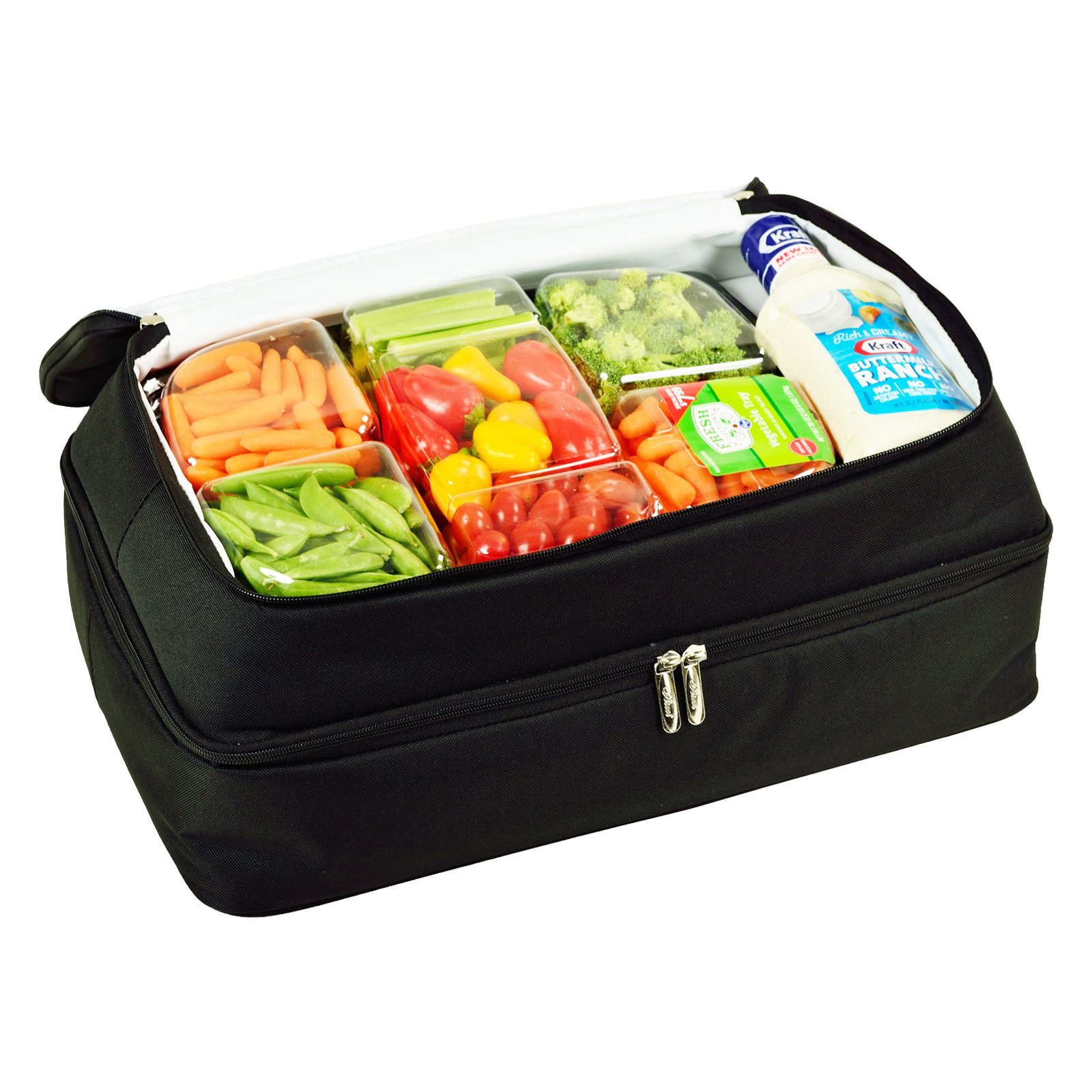 Picnic at Ascot Two Layer， Hot/Cold Thermal Food/Casserole Carrier