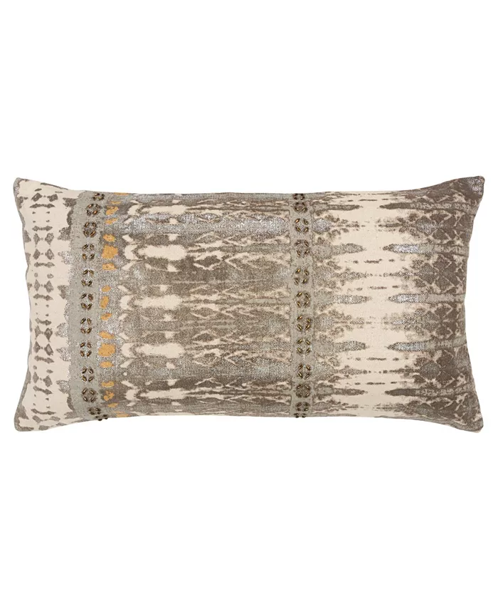 Rizzy Home Abstract Polyester Filled Decorative Pillow， 14