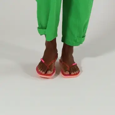 Chinelo Havaianas Slim Square Jelly