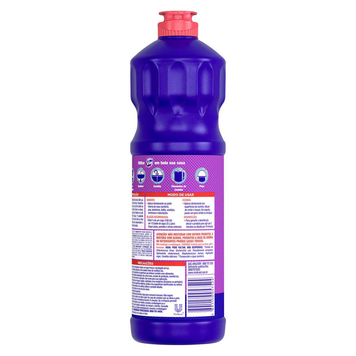 Cloro Gel Vim Lavanda 700ml