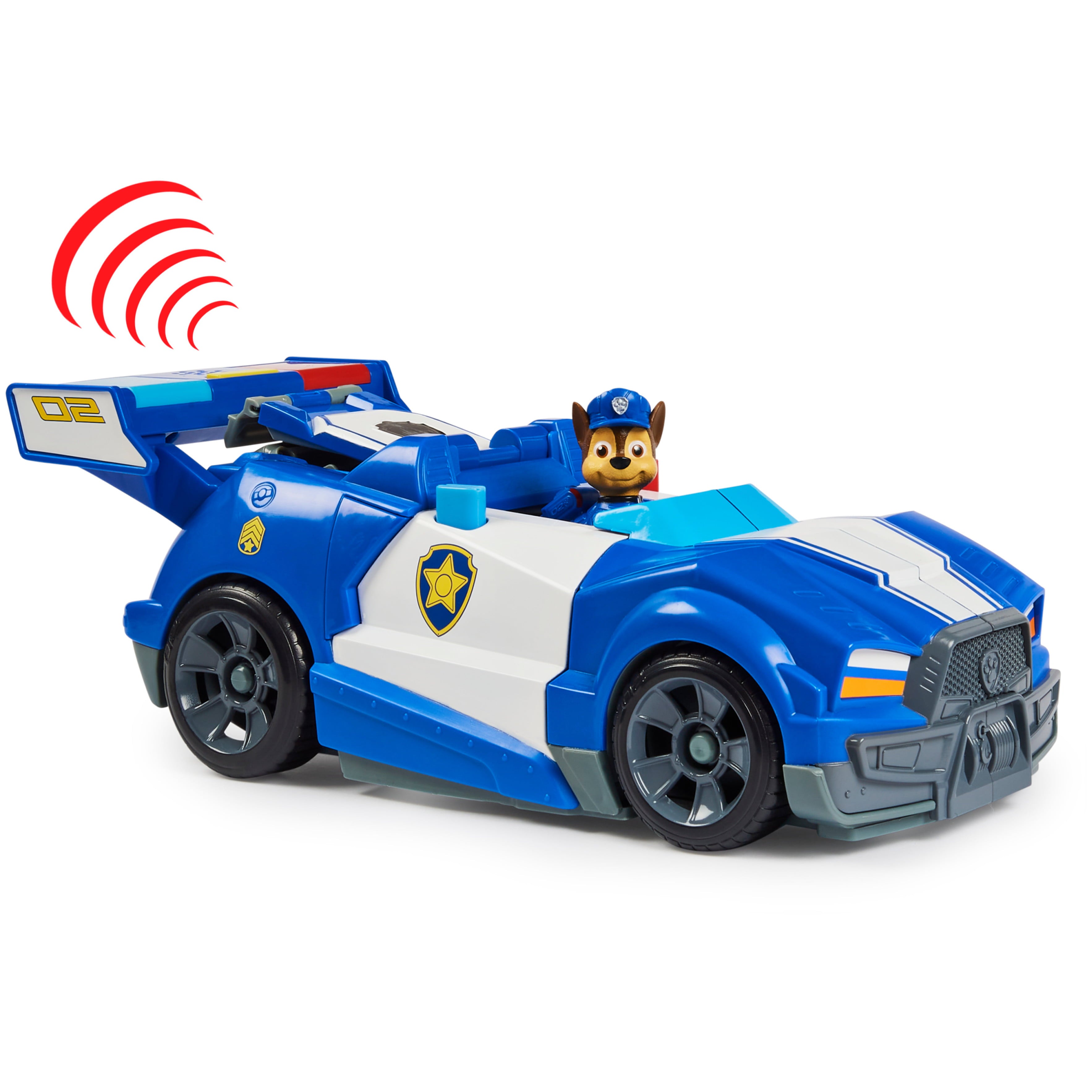 PAW Patrol， Chase 2-in-1 Transforming Movie City Cruiser and Motorcycle