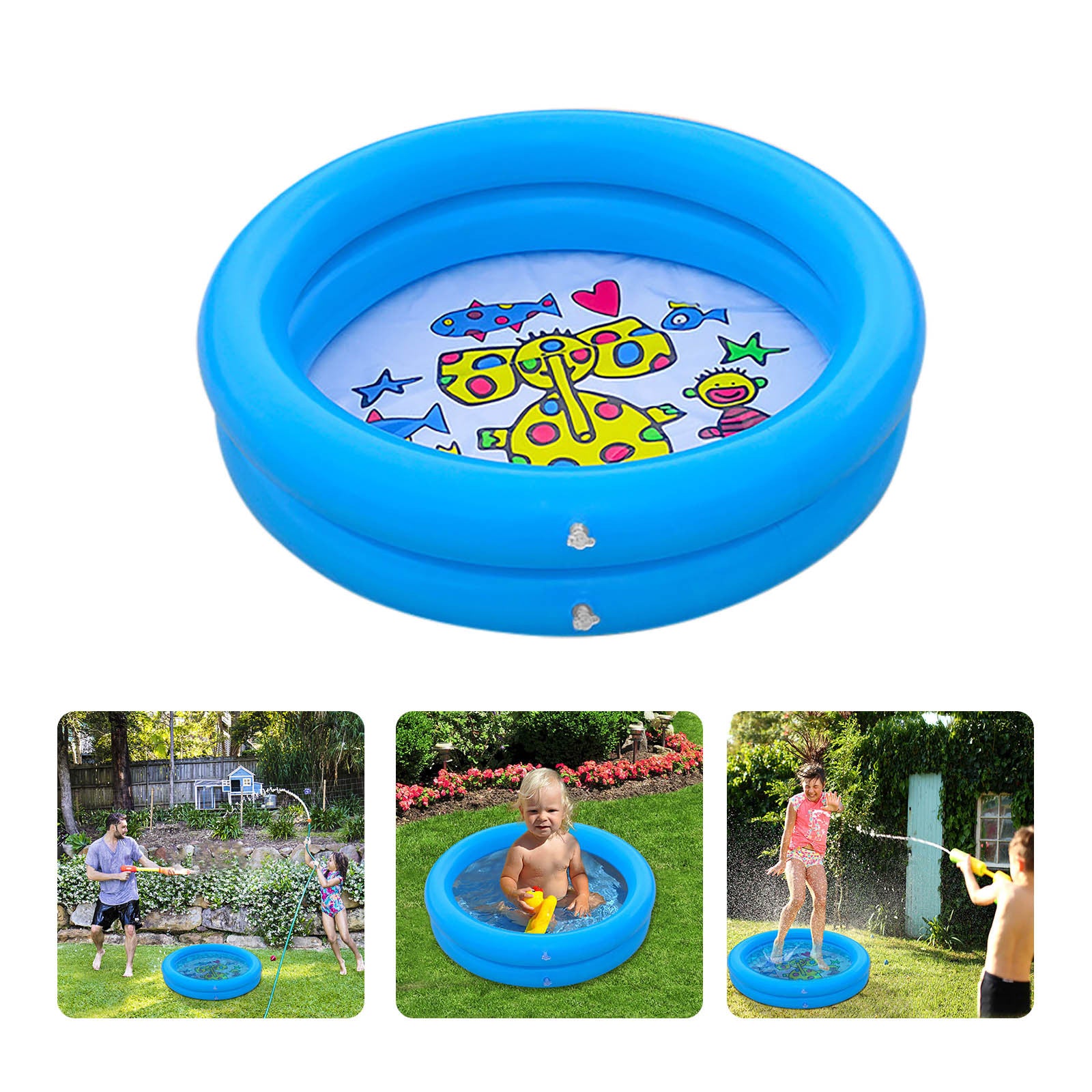 Medcursor Swimming Pool Inflatable Baby Swimming Pool Portable Inflatable Children Pump Pool Water Game