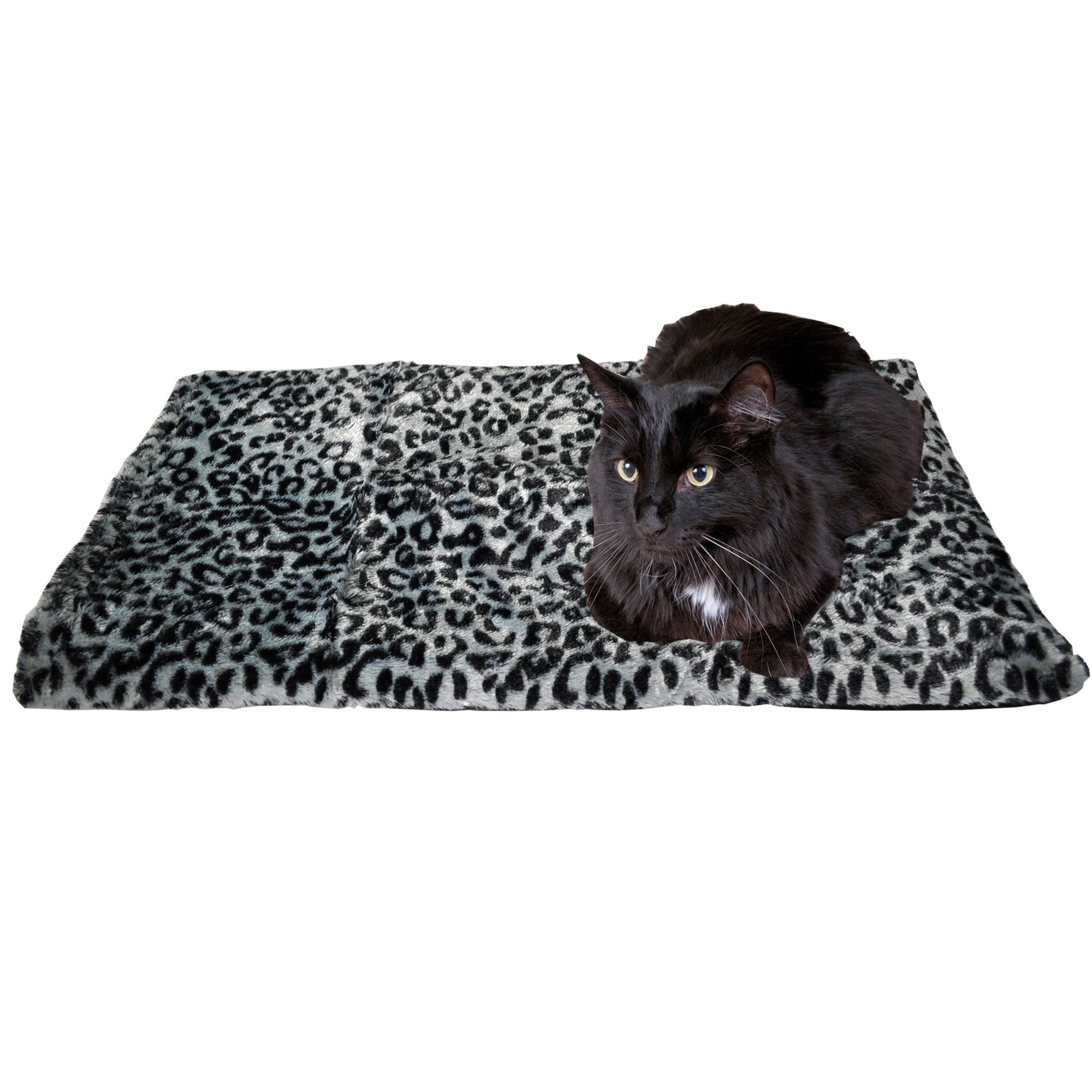 Downtown Pet Supply Thermal Cat Bed， Washable， Nap Mat， Grey， L