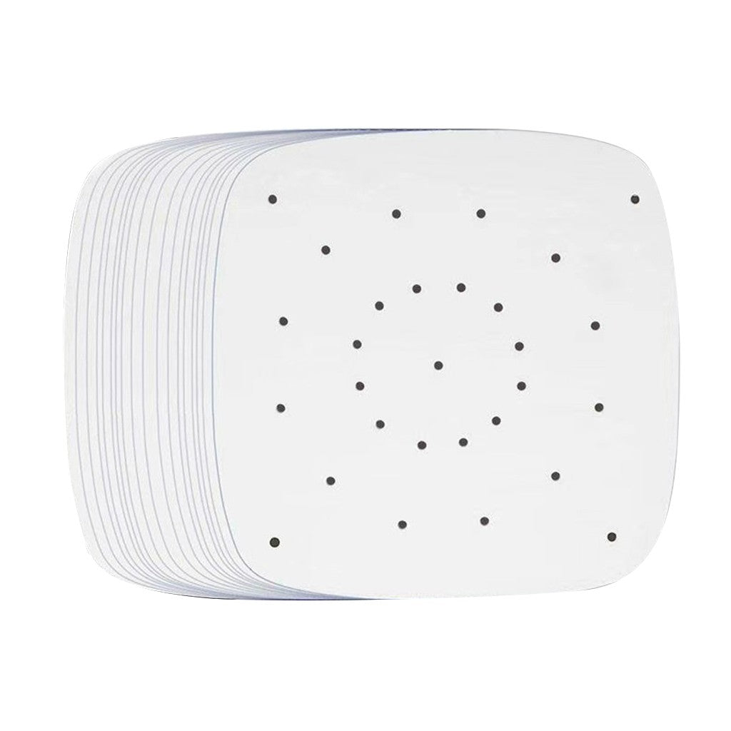 100PCS Oil Absorbing Paper Perforated Paper for Air Fryer Streamer Pans BBQ grill accessories gloves mat apron brush barbecue decor