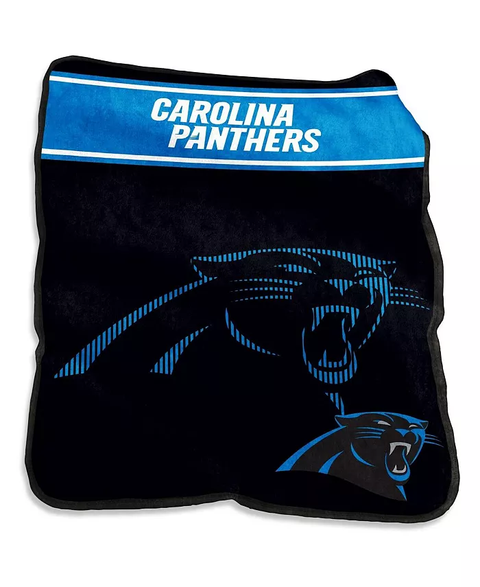 Logo Brands Carolina Panthers 60'' x 80'' XL Raschel Plush Throw Blanket