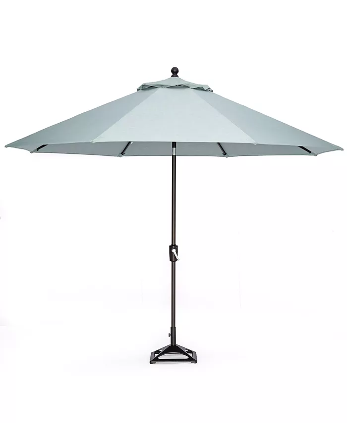 Agio Closeout! Stockholm  Outdoor 11' Umbrella  with Outdoor Fabric  and Base， Created for Macy's