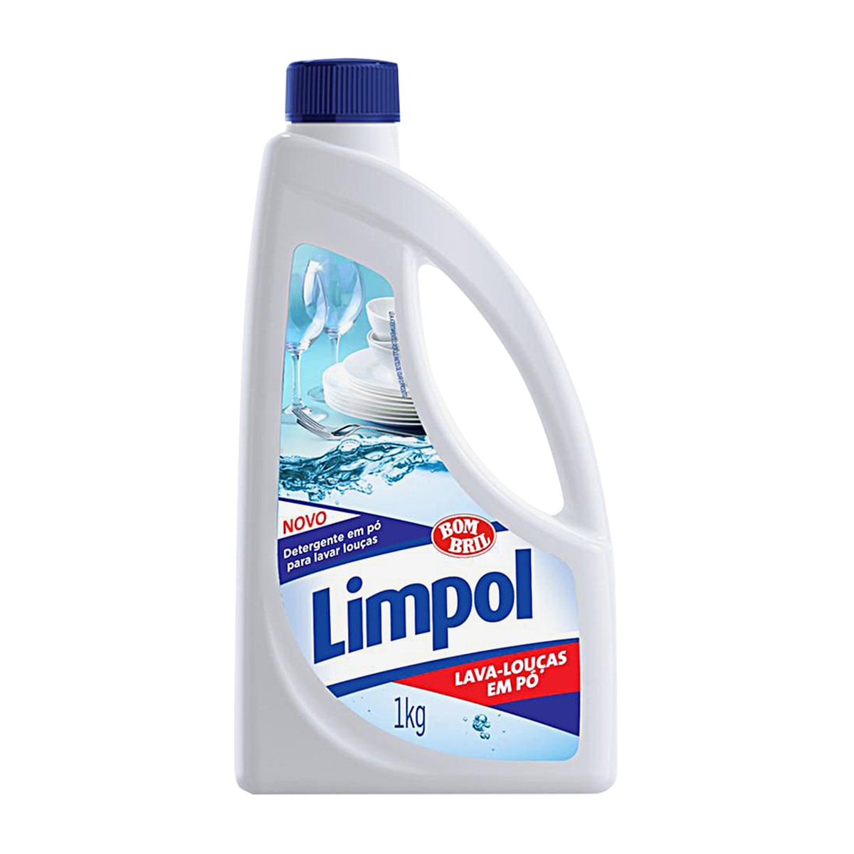 Detergente em Po para Maquinas de Lavar Limpol Original 1Kg