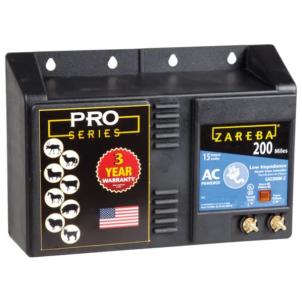 Zareba 200 Mile AC Electric Fence Energizer