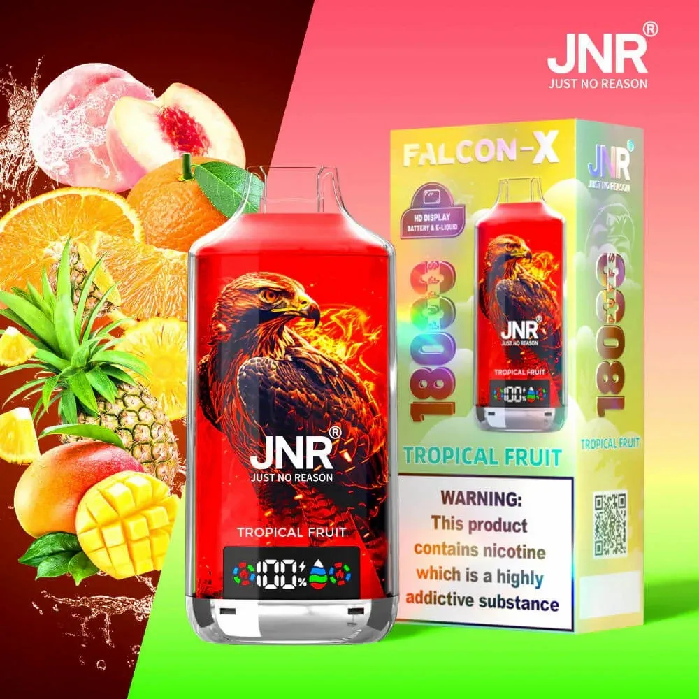 🔥JNR Falcon-X 18K 💨 Smart Display Disposable