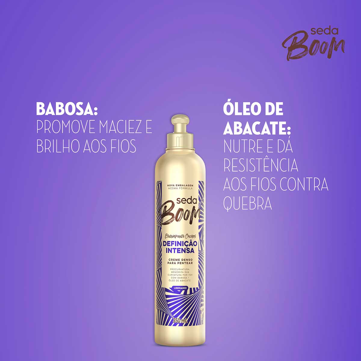 Creme de Pentear Seda Boom Definicao Intensa 350ml