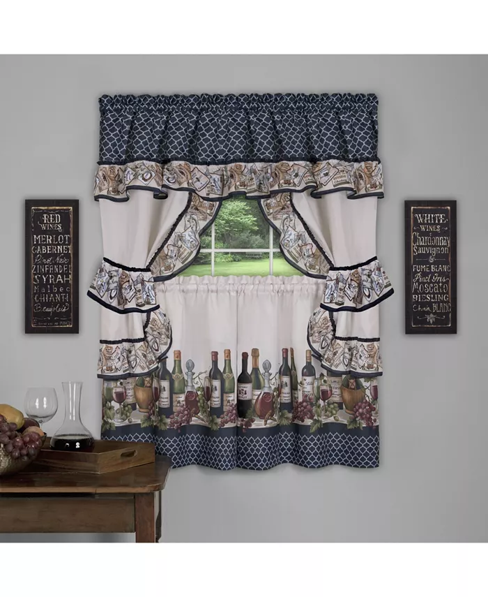 Achim Chateau Cottage Window Curtain Set， 57x24