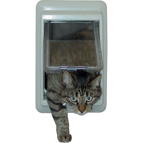 Ideal Pet Products e-Cat Electromagnetic Cat Door Medium White 4.25