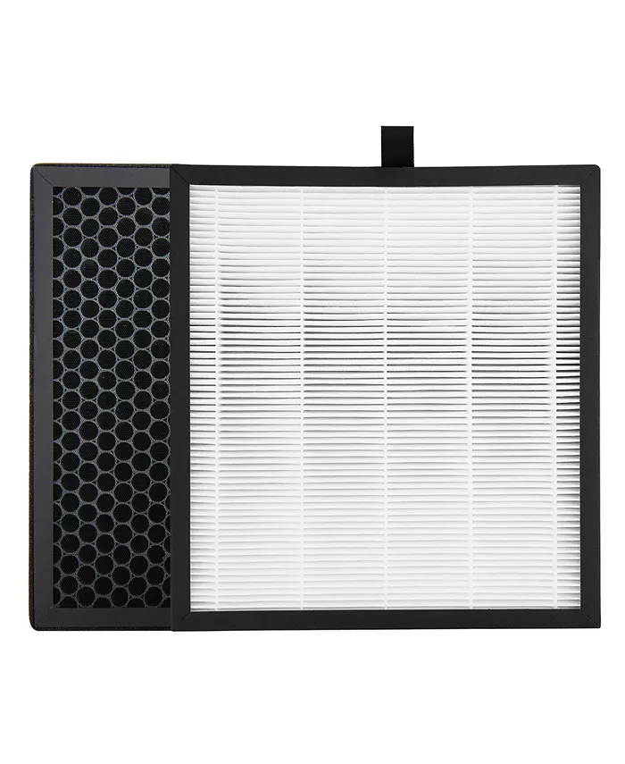 Costway 2-in-1 Air Purifier Replacement Filter True HEPA Filter + Active Carbon Filter
