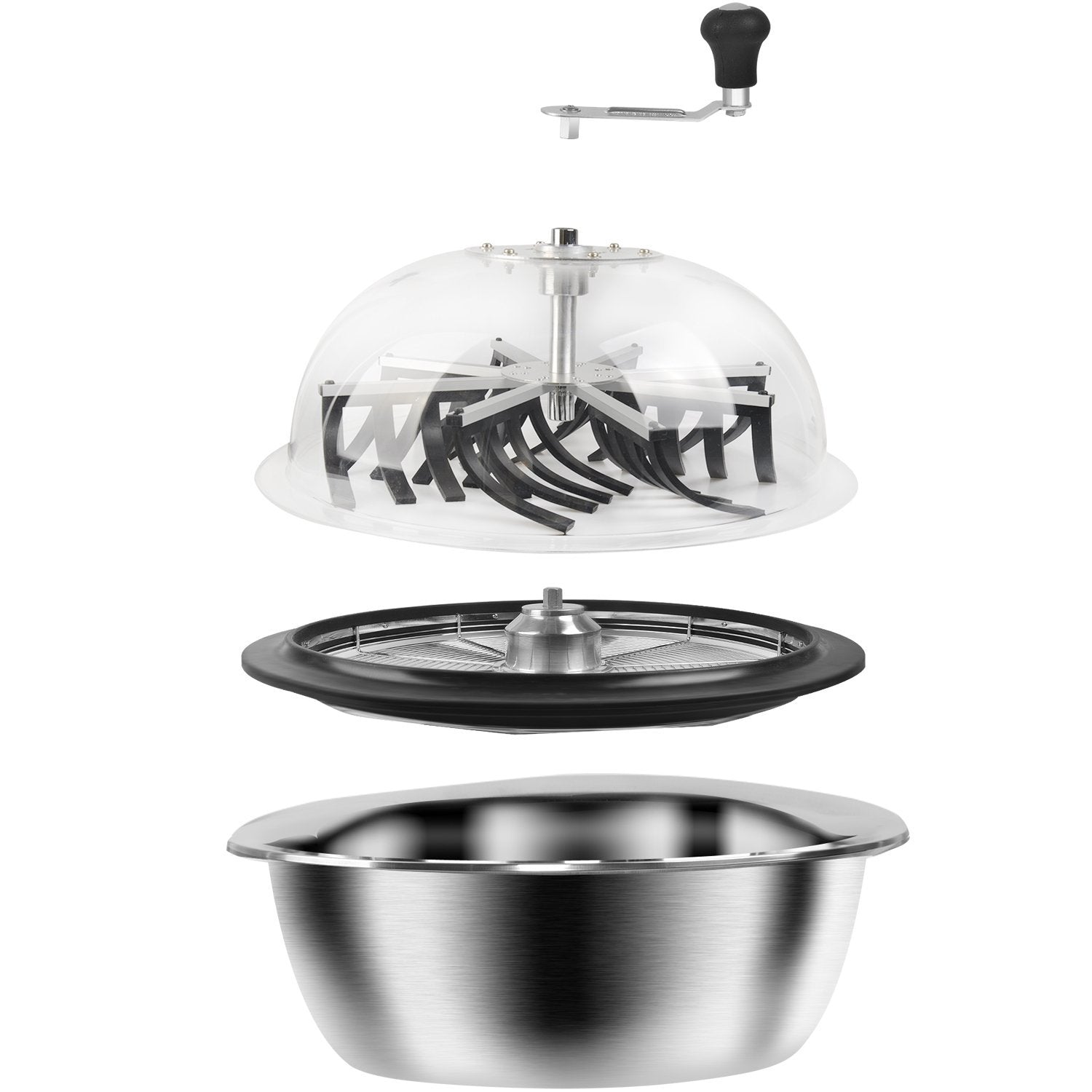 iPower 19 inch Bud Leaf Bowl Trimmer- Sharp Stainless Steel Blades for Spin Cut and Solid Metal Gear Box