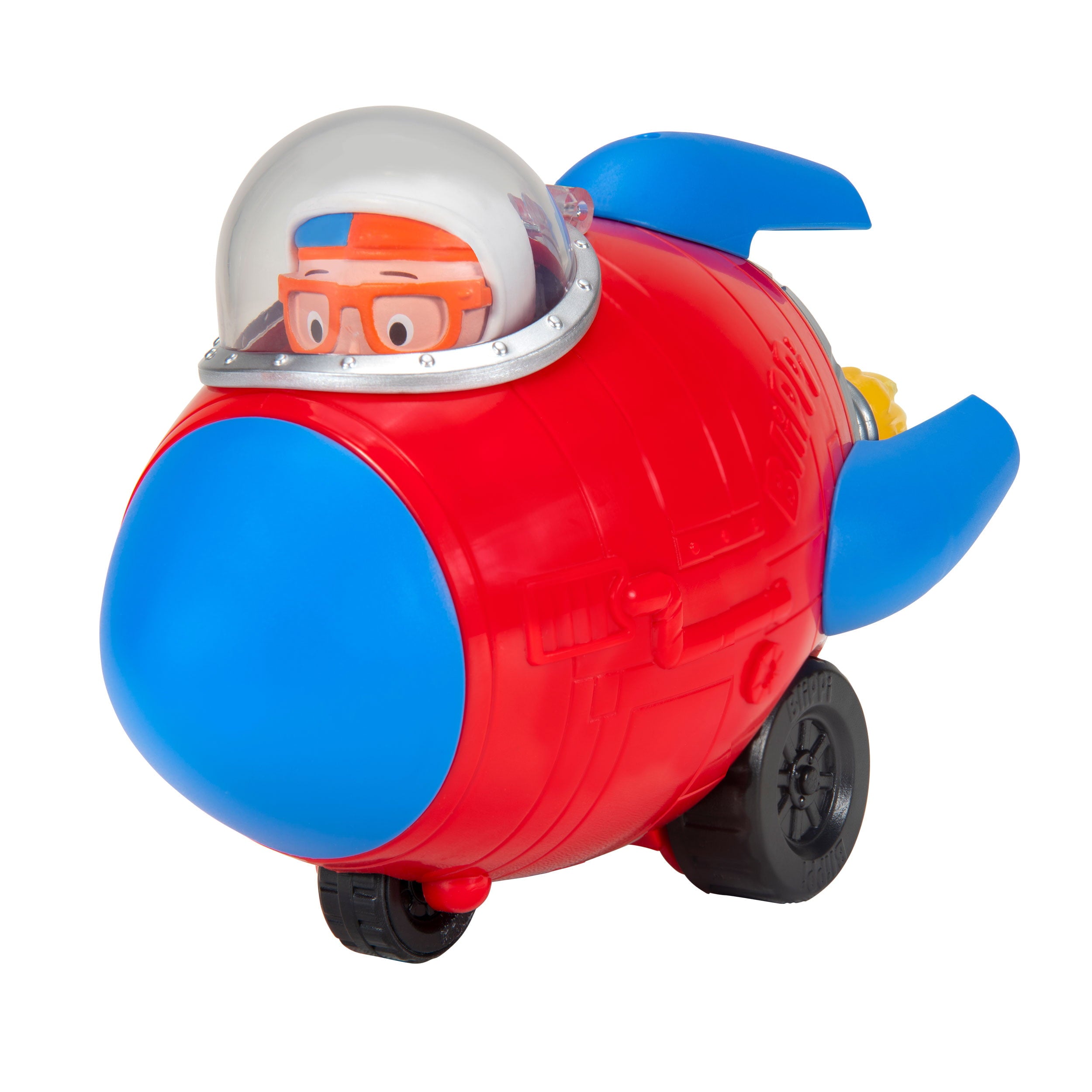 Blippi Feature Rocket Ship Vehicle， Preschool Kids Ages 2 and Up