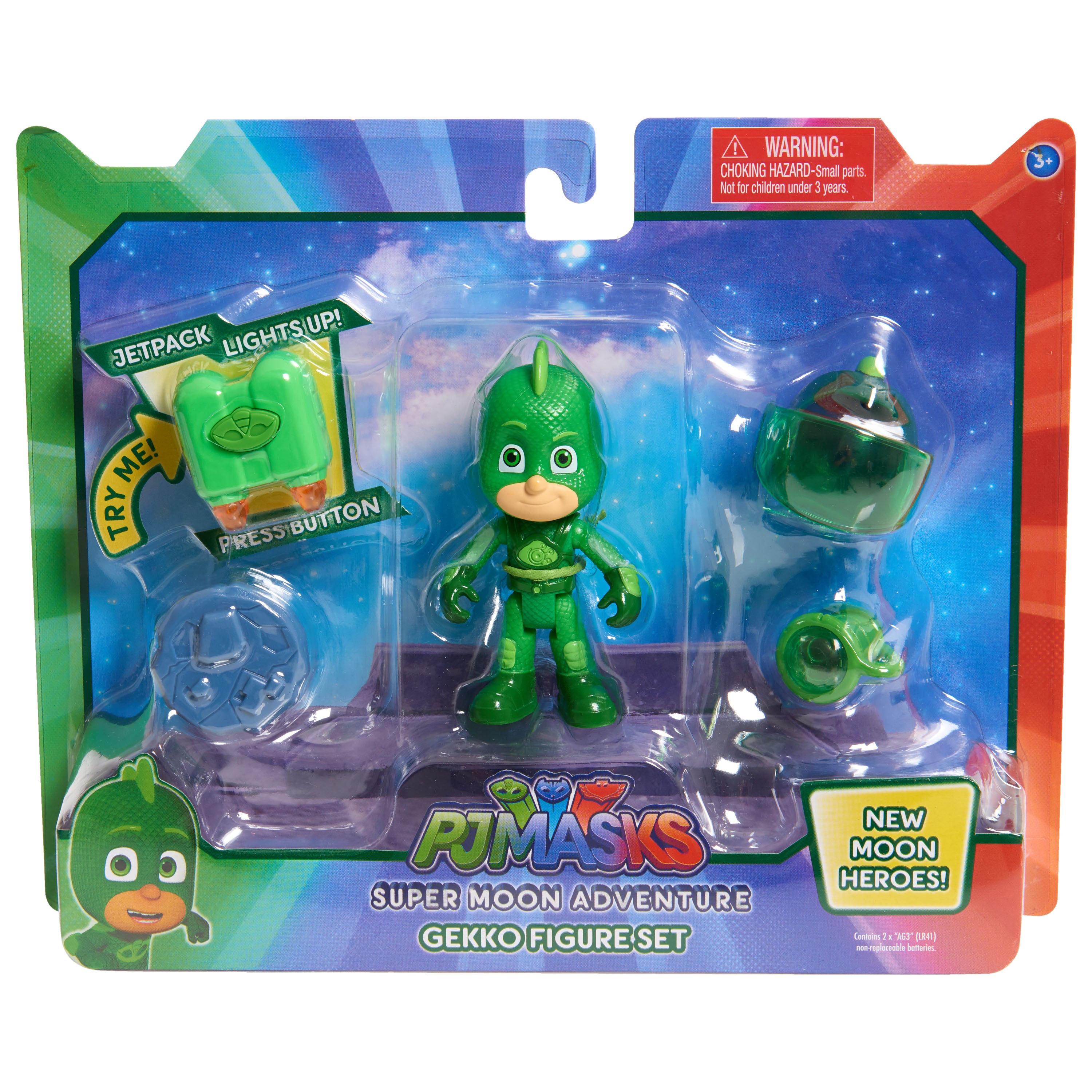 PJ Masks Super Moon Adventure Figure Set - Gekko