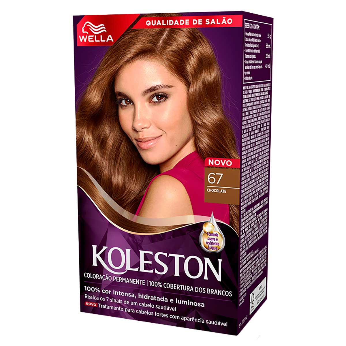 Kit tintura 67 chocolate Wella Koleston