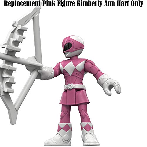 Replacement Figure for Imaginext Power Rangers Playset DFX60 - Pink Ranger and Pterodactyl Zord ~ Replacement Pink Figure Kimberly Ann Hart