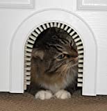 CATHOLE Cat Door Classic Model - Original Interior Cat Door， Installs Easily， Removable Grooming Brush … Now … Two Models
