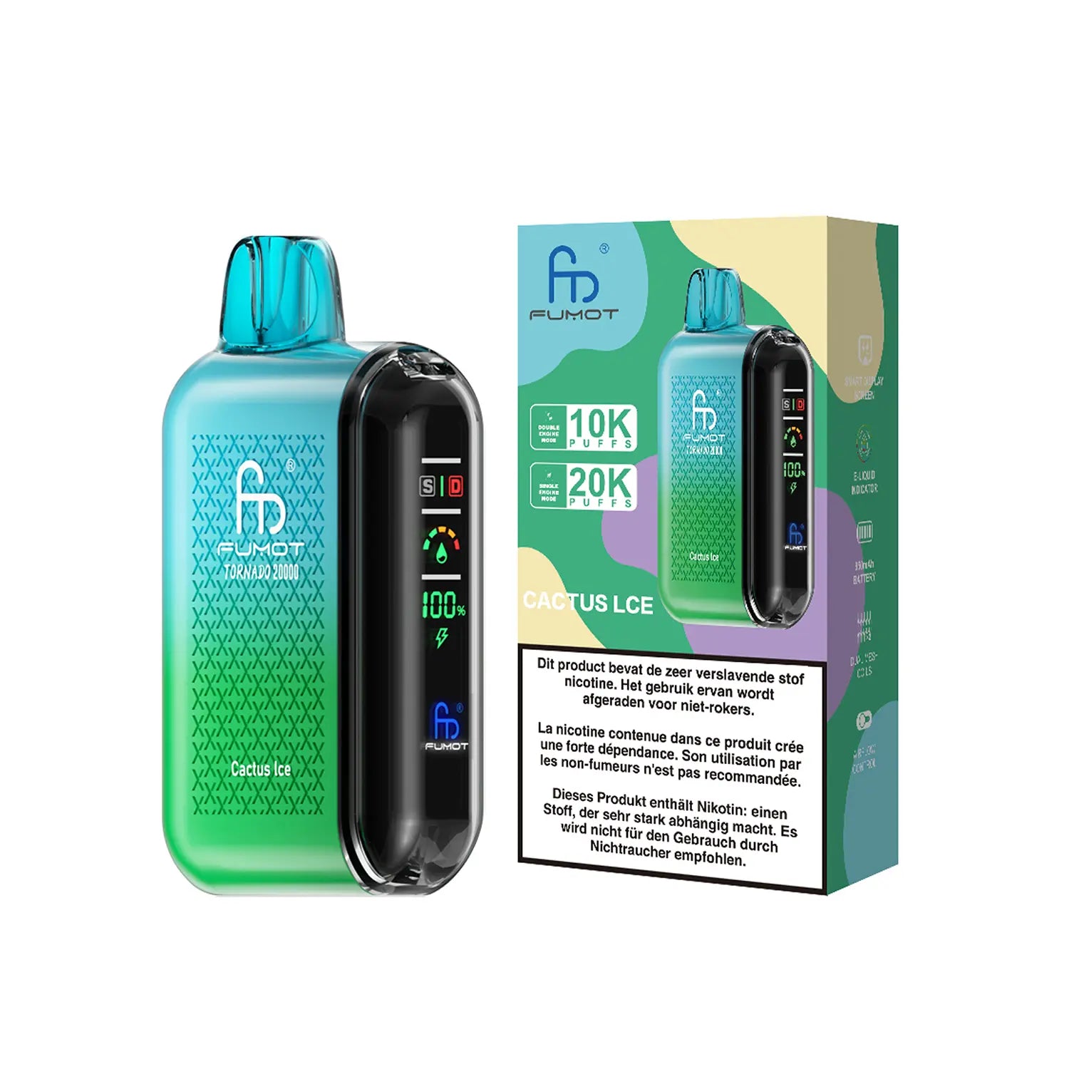 Fumot Tornado Vape 20000 - Cactus Ice