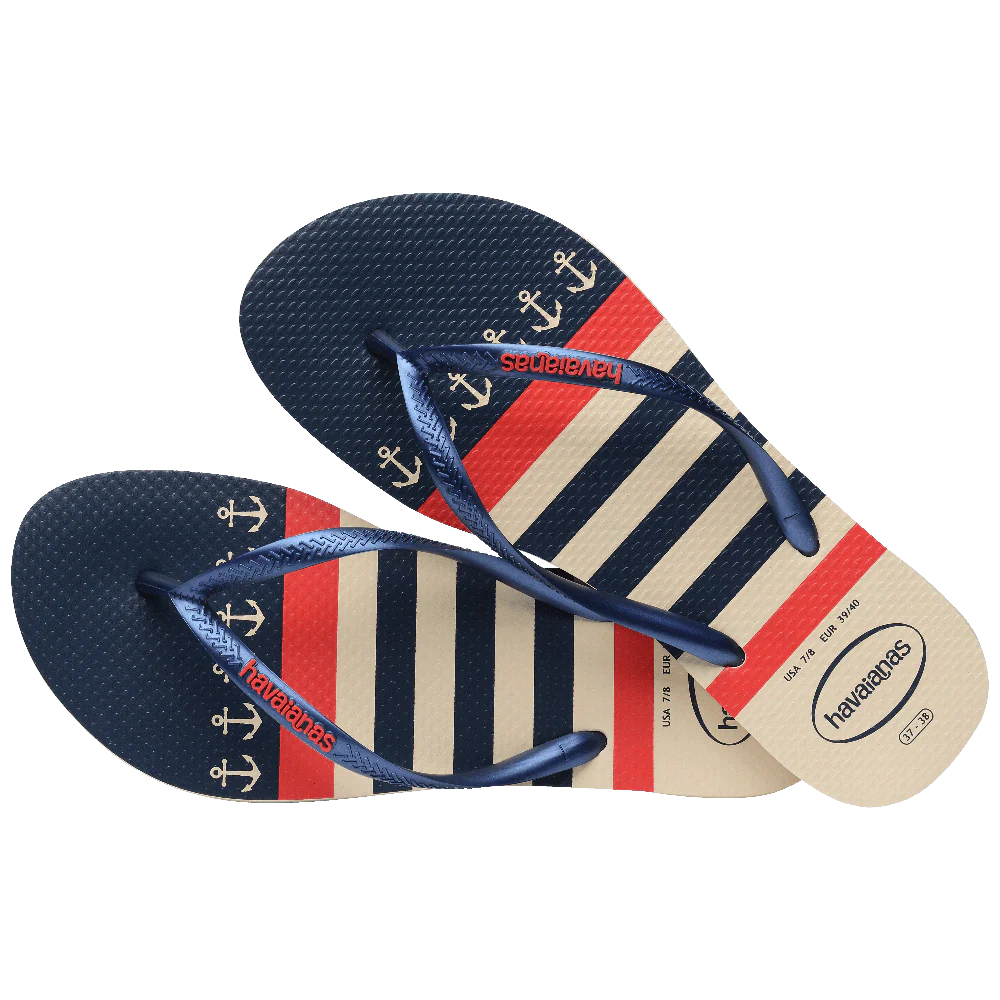 Chinelo Havaianas Slim Nautical