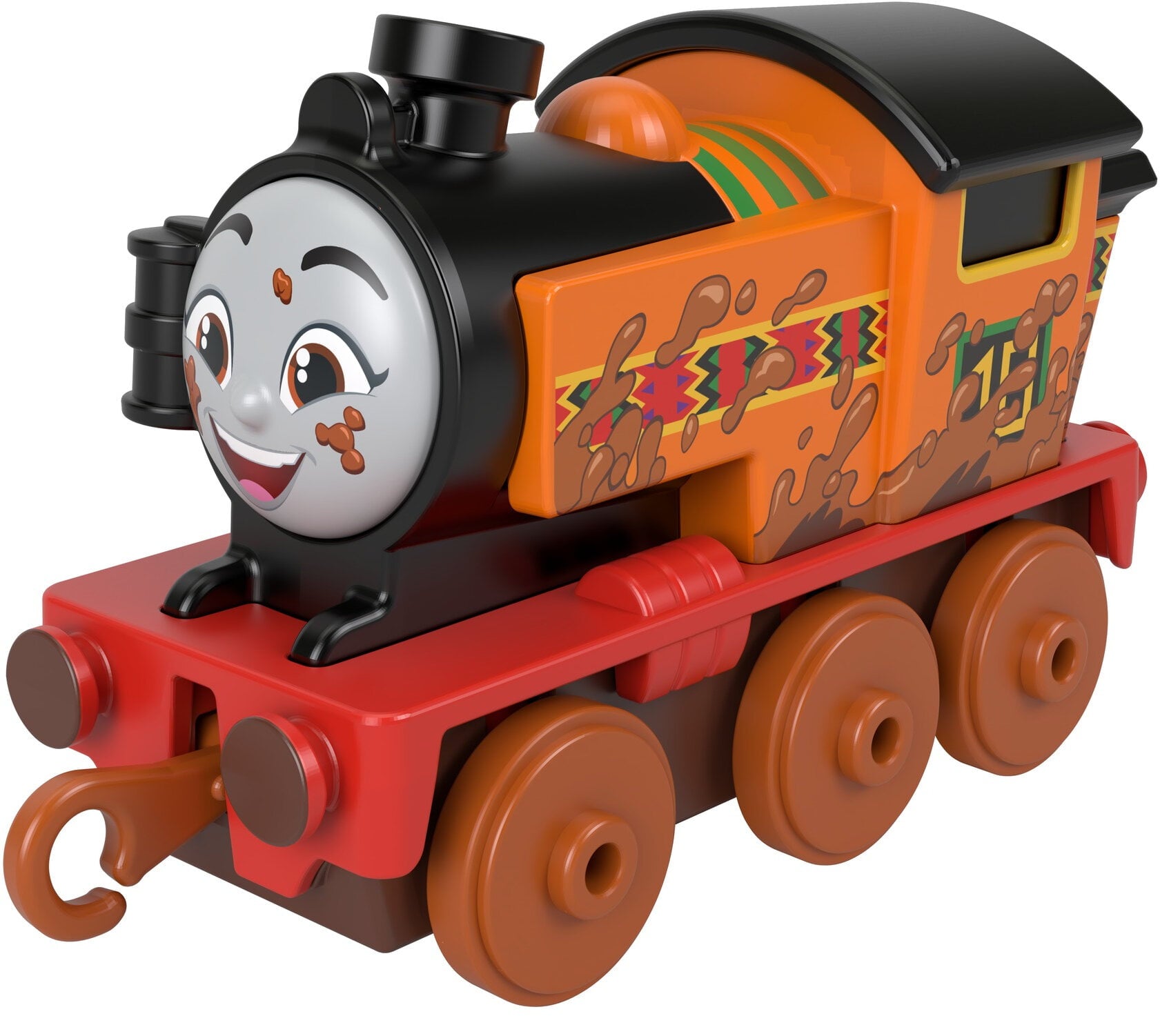 Fisher-Price Thomas and Friends Mud Run Nia Push-Along Engine