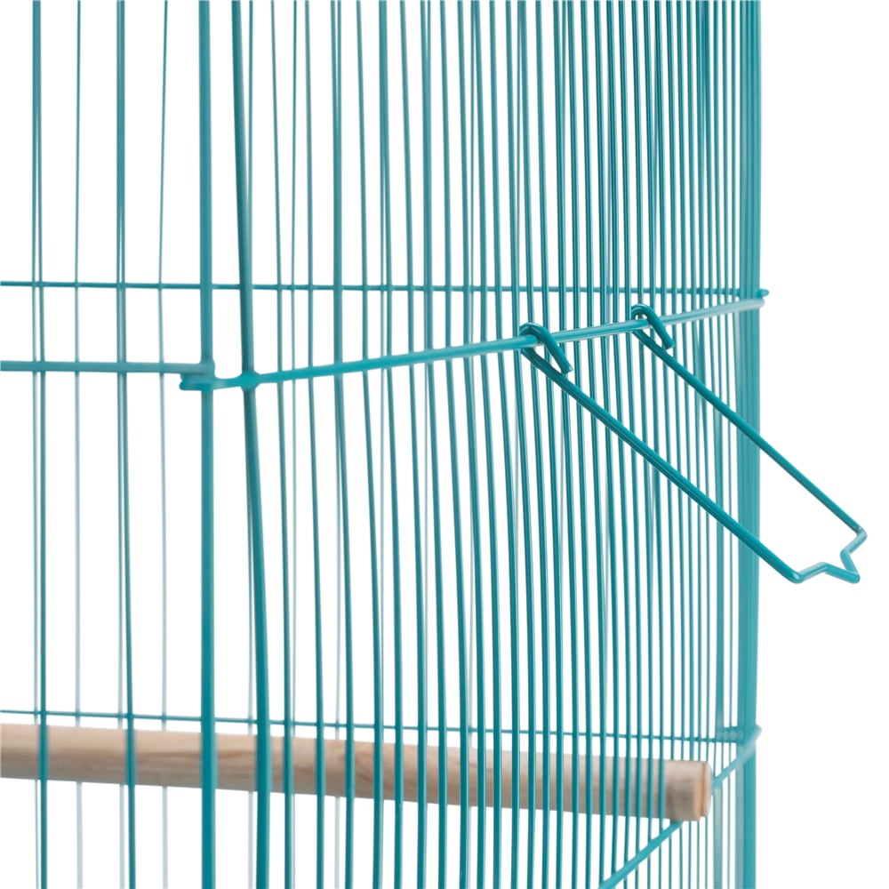 Easyfashion Flight Cage for Birds， Teal Blue