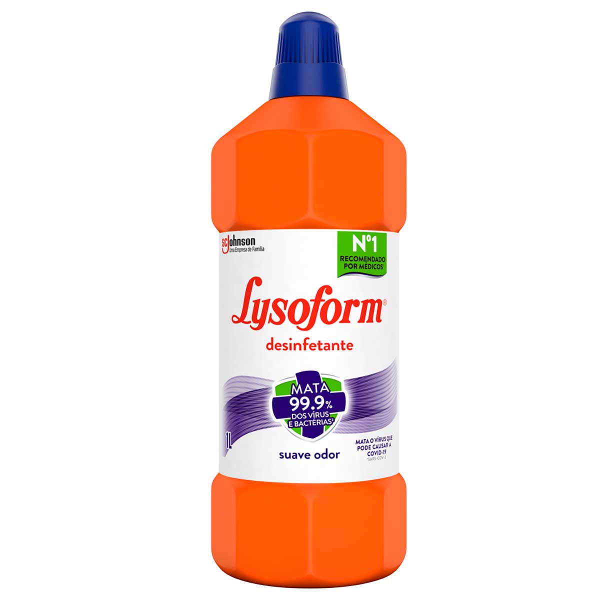 Desinfetante Liquido Lysoform Suave Odor 1L