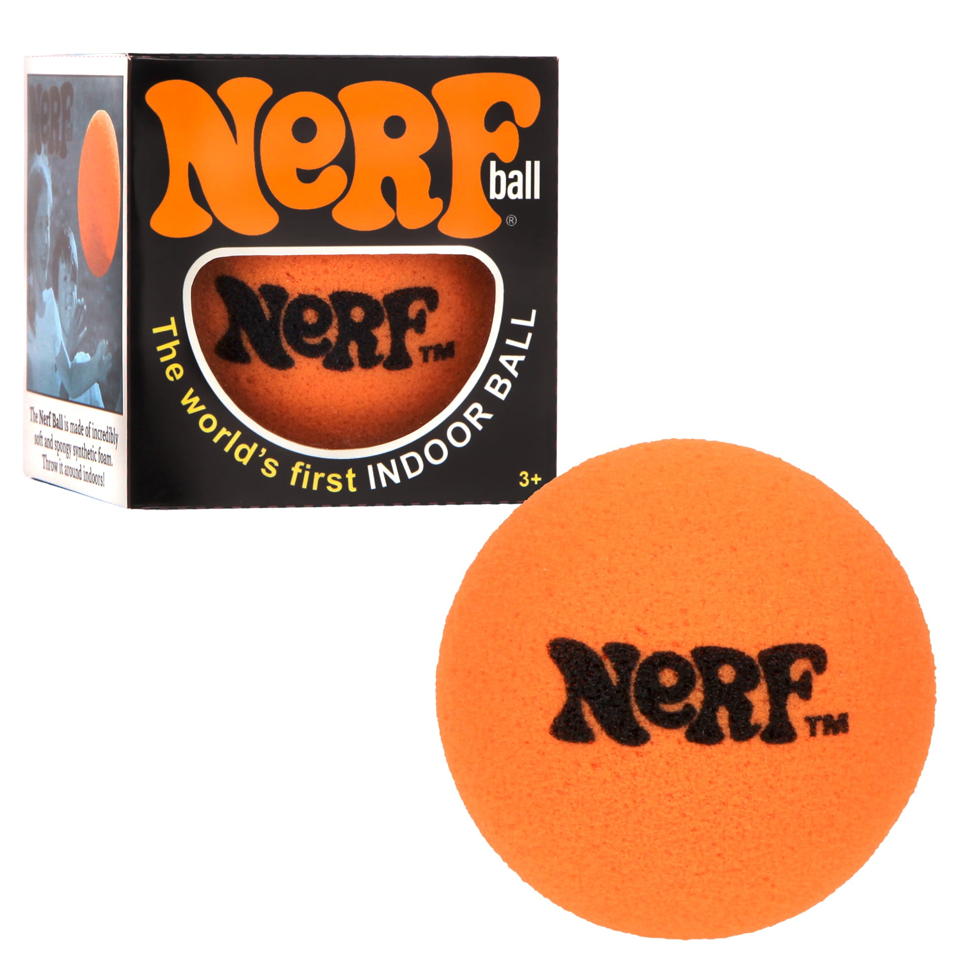 Original Nerf Ball - The Worlds First Indoor Ball - 4 Pack