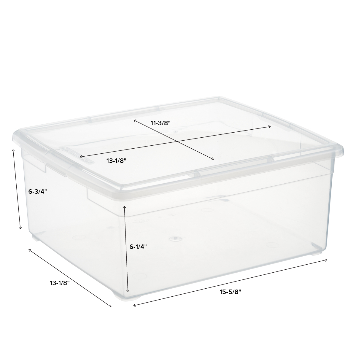 Our Clear Storage Boxes