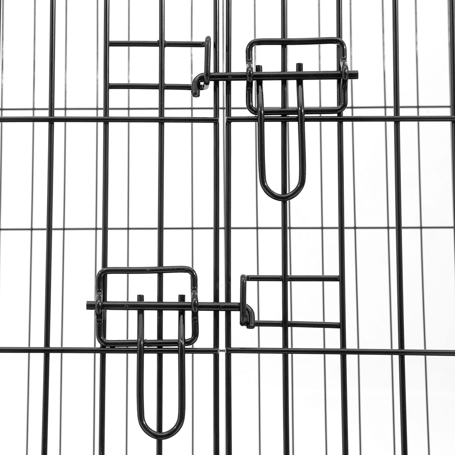 Lucky Dog Sliding Double-Door Dog Crate， X-Large， 48