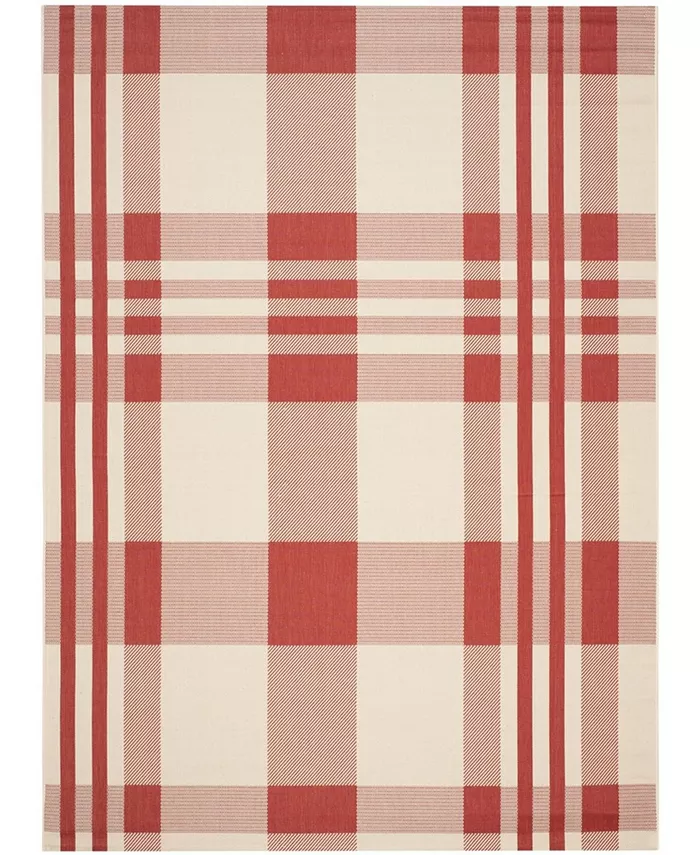 Safavieh Courtyard Red and Bone Sisal Weave Area Rug Collection