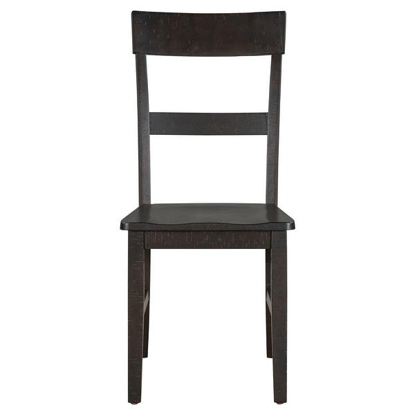 Dining Chairs with Ergonomic Design， Kitchen Solid Wood Chair Set of 6