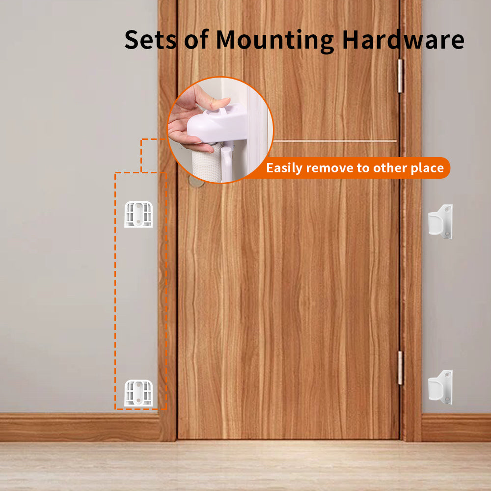 Retractable Dog Gate Baby Gates for Stairs， JoyHi Extra Wide Safety Child or Pets Gates， 33” Tall， Extends to 55” Wide， Mesh Cat Puppy Gate for The House Indoor/Outdoor， Doorways， Hallways (White)