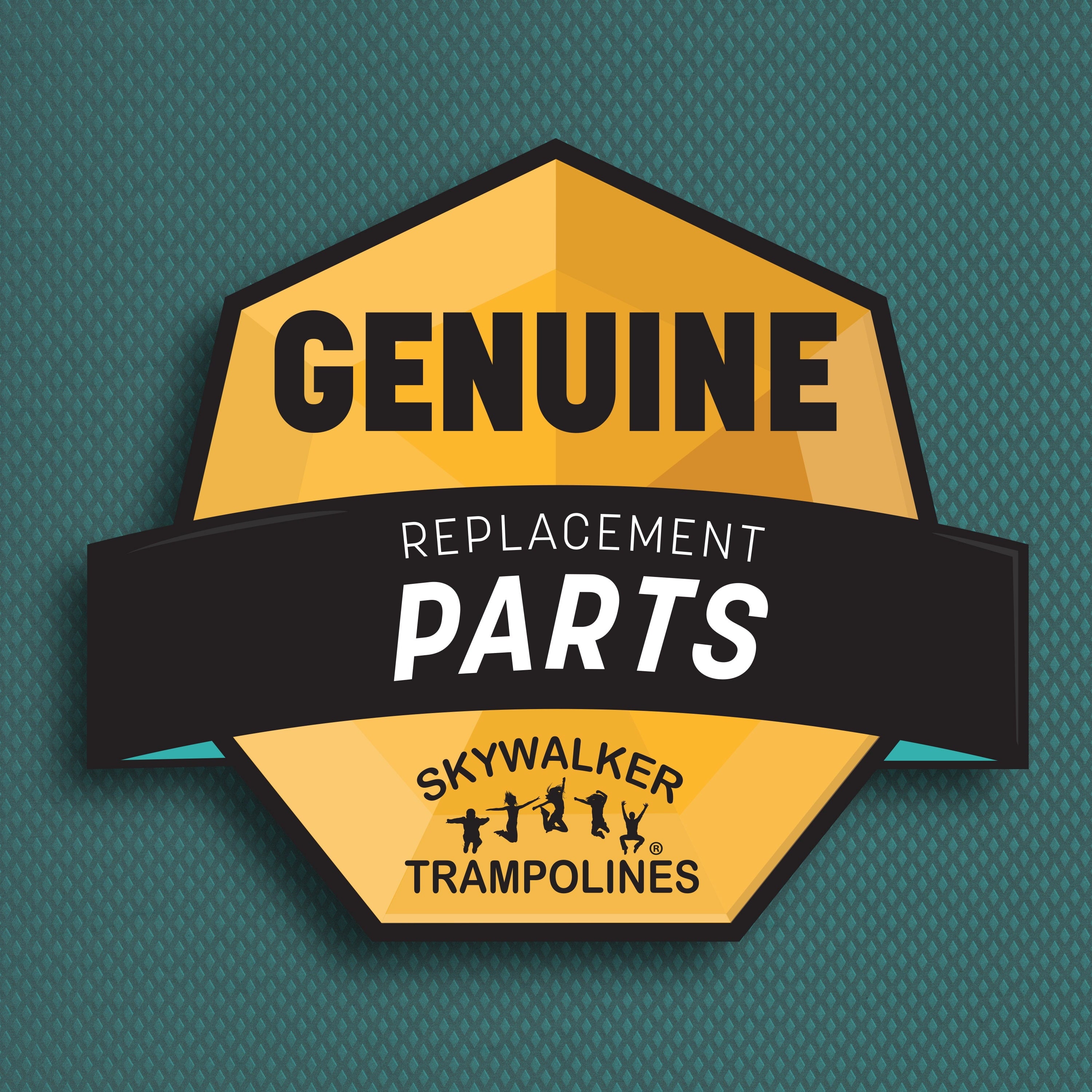 Skywalker Trampolines 15ft Rectangle Replacement Jump Mat with 76 V-Rings