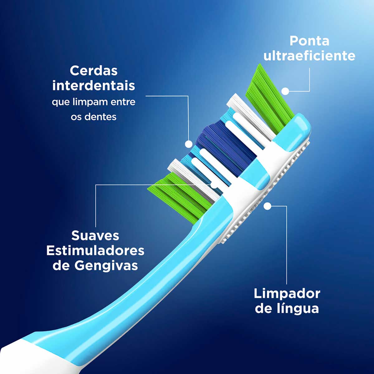 Escova Dental Oral-B 5 Acoes de Limpeza 2 Unidades