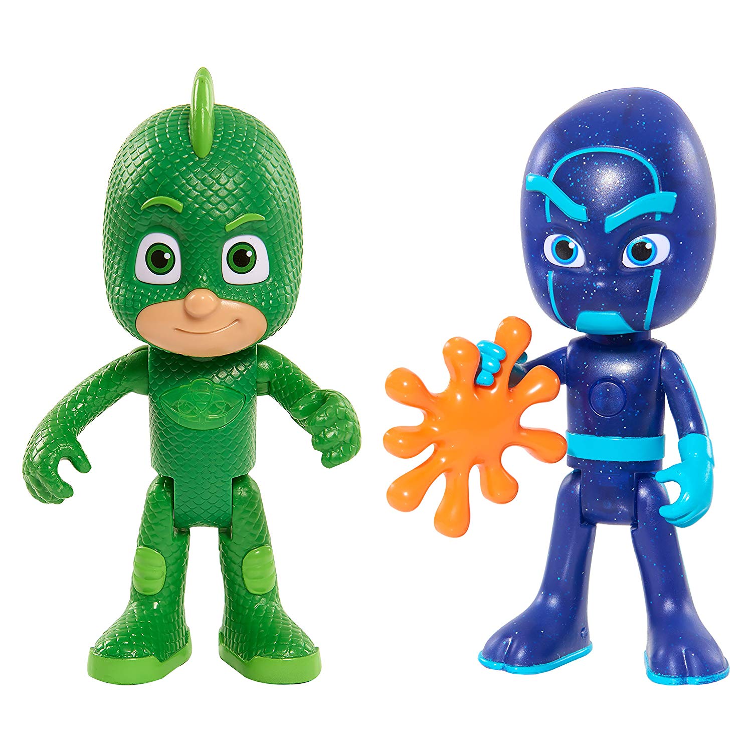 Disney Junior PJ Masks Gekko and Night Ninja Talking Action Figure 2-Pack