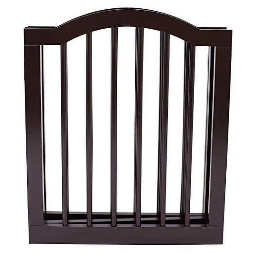 Internet's Best Dog Gate With Arched Top， 4 Panel 24 Inch