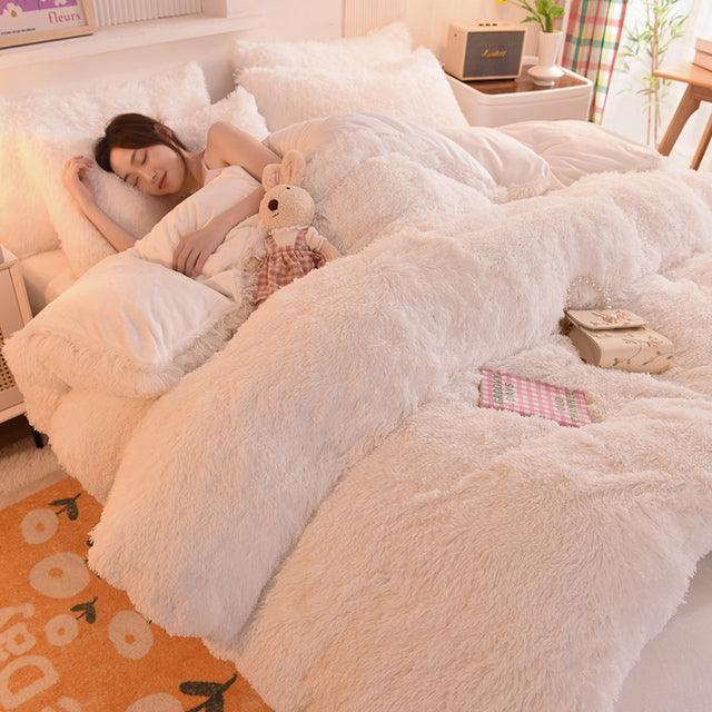 Roupas de Cama em Pelúcia Enjoy Life™ - Ultra Confort com 4 Peças