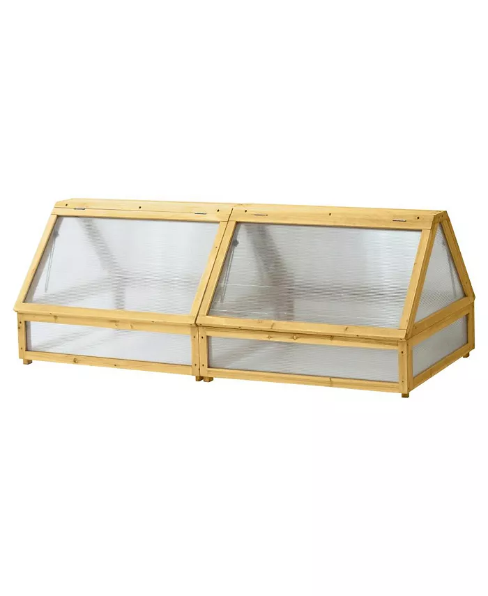 VegTrug Medium Cold Frame - Natural (FSC 100%)