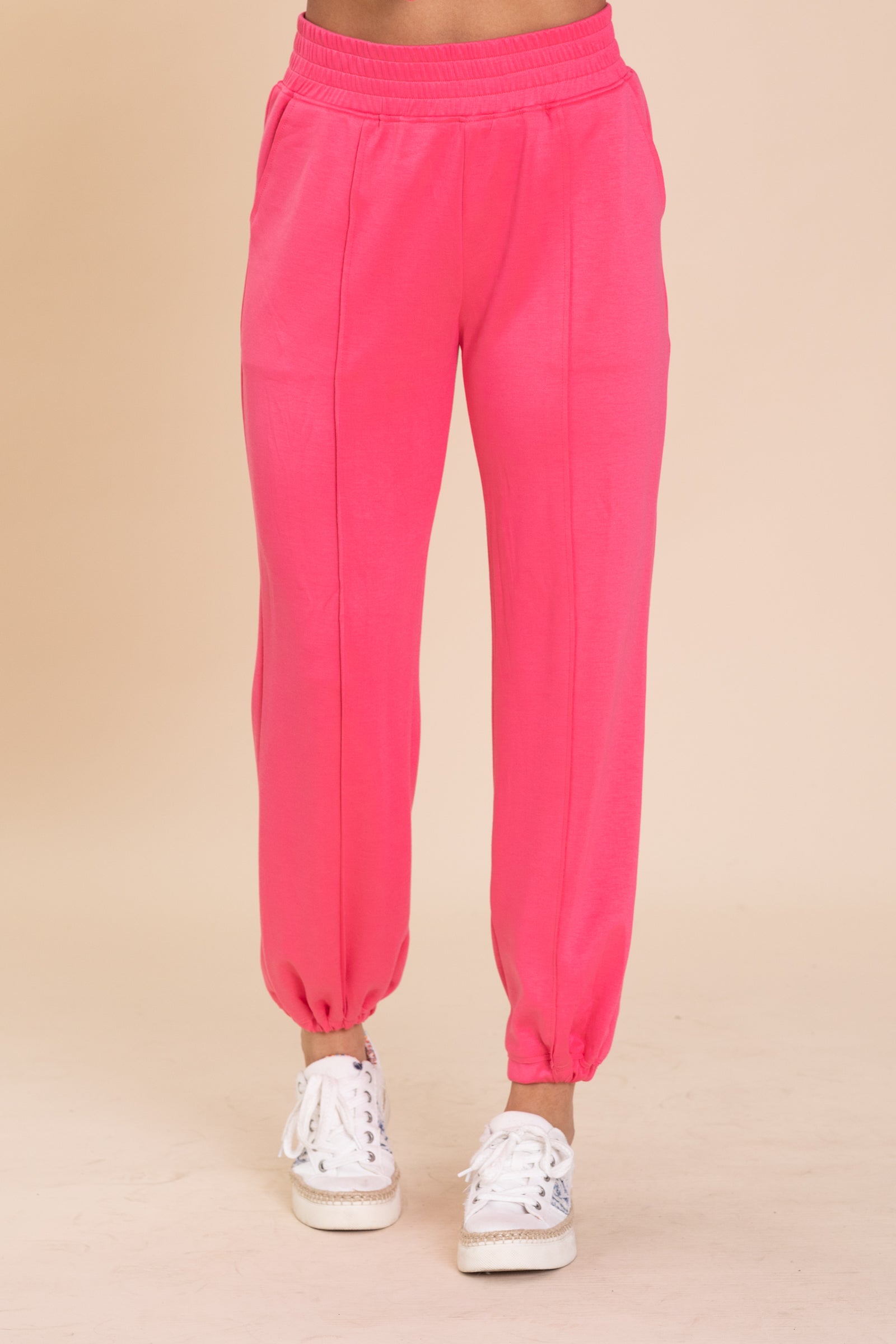 Soft Scuba Joggers With Pockets