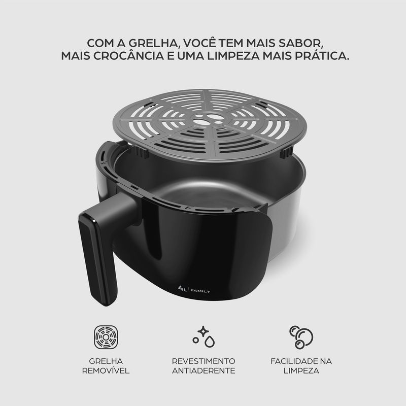 Fritadeira Elétrica WAP Family 4L WAFF2-P