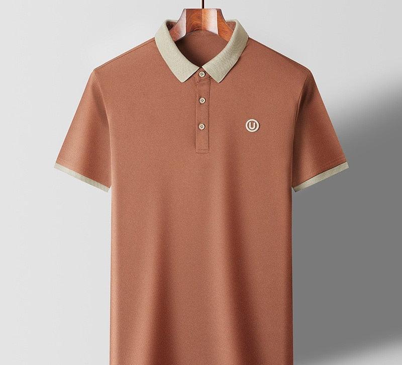 Camiseta Polo em Seda Gelo - Huracán / Descubra a Exclusiva Camiseta Polo em Seda Gelo que une  Elegância e Conforto em Uma Só Peça!
